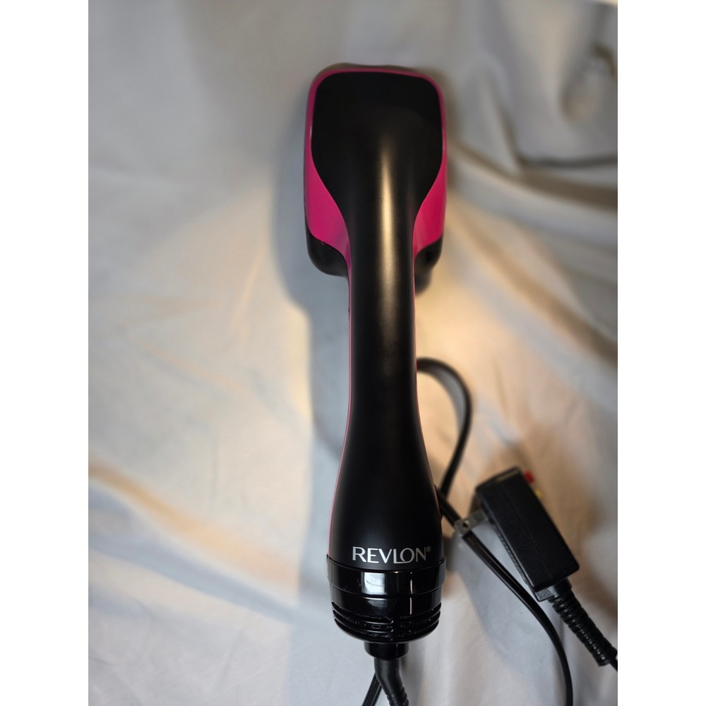 Revlon One-Step Hair Dryer and Styler Paddle Brush Black Pink RVDR5212 - Picture 2 of 9